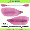 Pink Transparent Fiberglass Whitewater Paddle